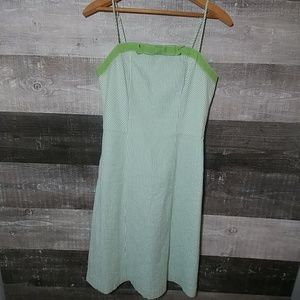 ISAAC MIZRAHI for Target lime seersucker sun dress